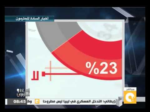 شاهد 42 من المصريين يؤيدون عاصفة الحزم