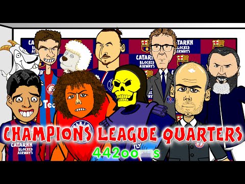 بالفيديو كارتوني يسخر من مواجهات دوري أبطال أوروبا