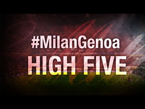 شاهد ميلان يعرض أهم خمس لقطات أمام جنوى
