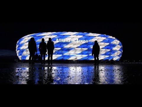 فيديو تعرف على معالم ملعب أليانز أرينا الألماني