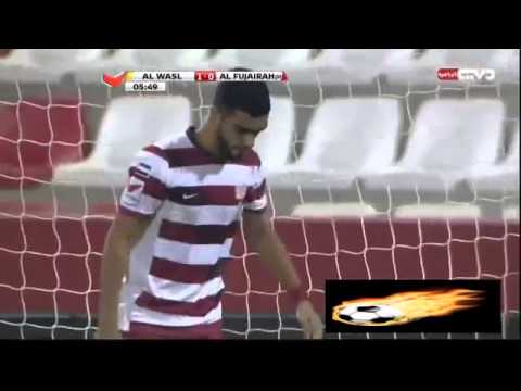 بالفيديو أهداف مباراة الفجيرة والوصل 14