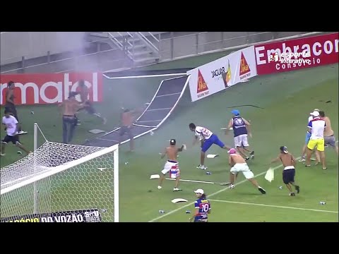 شاهد أعنف مشاجرة في تاريخ الكرة بين الجمهور