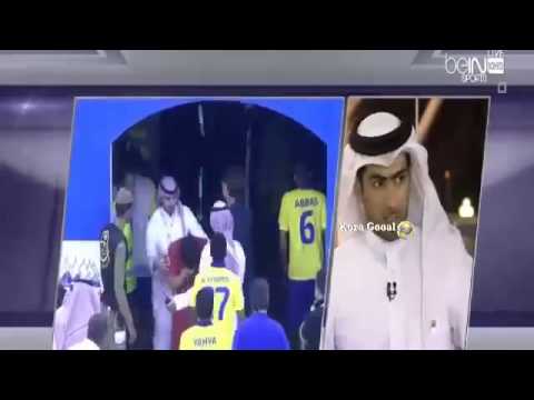 شاهد بالفيديو الاعتداء بالضرب على أحد لاعبي لخويا