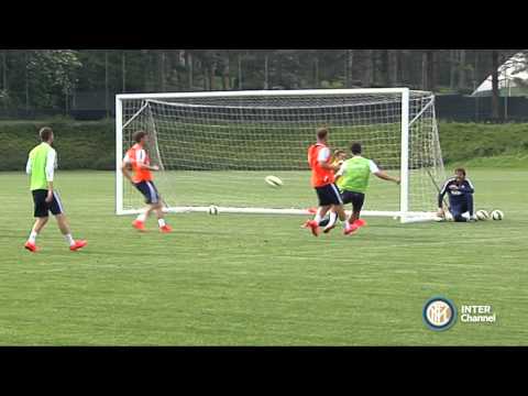 بالفيديو تدريبات إنتر ميلان استعدادا لـلاتسيو