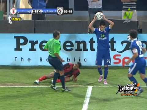 بالفيديو اللاعب حسام غالي يخرج عن النص في مباراة فريقه ضد الداخلية