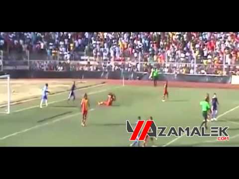 شاهد هزيمة الزمالك من سانجا بتعليق أبو العربي