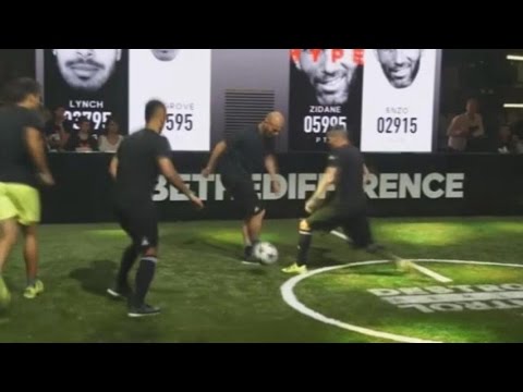 شاهد زيدان ونجله ينافسان هيريرا وغارنييه في برلين