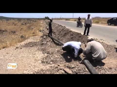 شاهد أهالي درعا يتبرعون لحل مشكلة المياه الملوثة