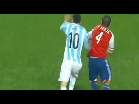 مهارات البرغوث الأرجنتيني أمام باراغواي