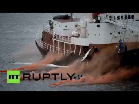 حماة البيئة في إيسلندا يحتجون على صيد الحيتان