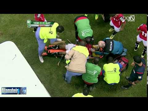 اللاعب اليمني محمد البقشان ينجو من الموت