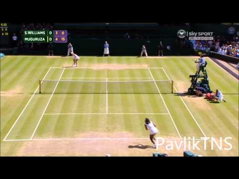 شاهد ملخص فوز سيرينا باللقب السادس في ويمبلدون