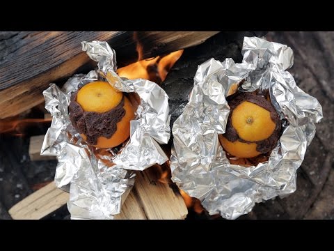 بالفيديو طريقة إعداد قوالب البرتقال المحشوة بكيك الشيكولاتة