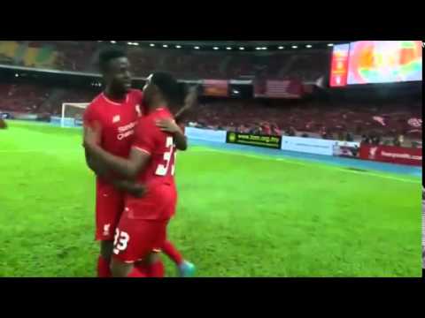 شاهد ليفربول يتعادل مع نجوم الدوري الماليزي وديًا