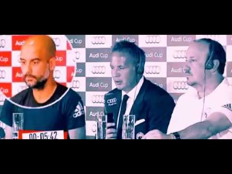 بالفيديو غوارديولا يتحدث أمام الكاميرات في موقف مدهش