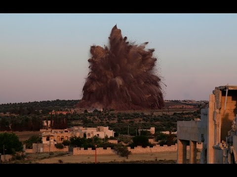 بالفيديو جيش الفتح يفجر نفقا تحت قوات الجيش