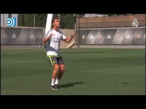 شاهد كريستيانو رونالدو يعود إلى تدريبات الريال