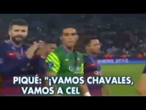 بالفيديو جيرارد بيكيه أمام الكاميرات اللعنة على مدريد