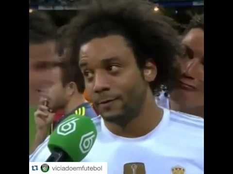 شاهد كيف داعب كريستيانو رونالدو زميله البرتغالي مارسيلو