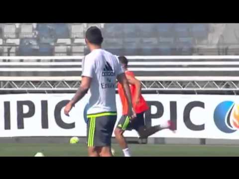 شاهد مهارات إيارامندي في تدريبات ريال مدريد