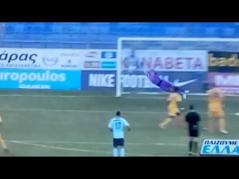 عمرو وردة يفتتح أهدافه مع بانياتوليكوس