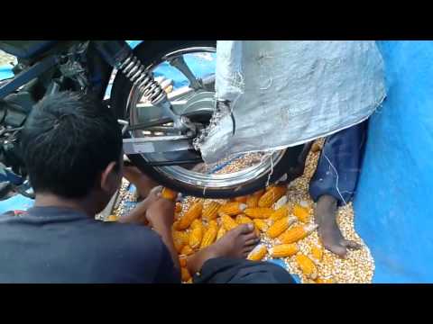 أسهل طريقة لـتفصيص حبوب الذرة