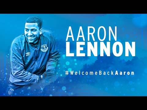 إيفرتون يحتفل بالتعاقد مع لينون