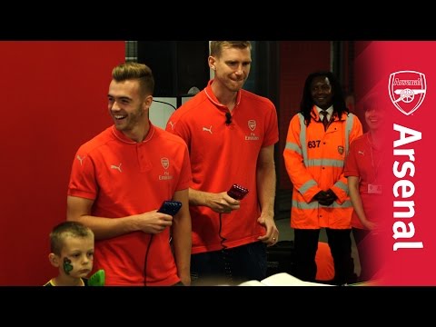 شاهد نجوم أرسنال يشاركون المشجعين الصغار في سباق إلكتروني