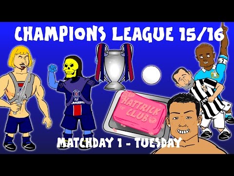 شاهد كوميديا”ليلة الأبطال”تحول رونالدو لمصارع يسب ميسى