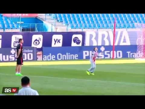 سيميوني ينافس نجله في تدريبات أتليتيكو مدريد