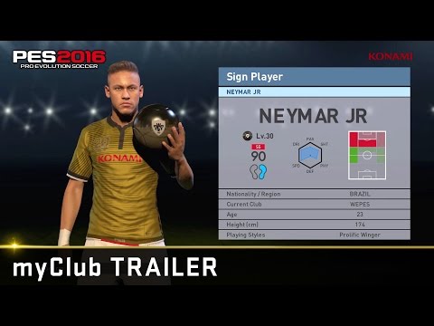 نيمار في إعلان pes 2016