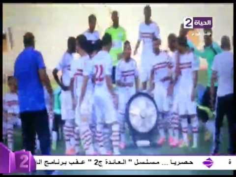 شاهد احتفال لاعبي الزمالك بدرع الدوري والكأس معًا