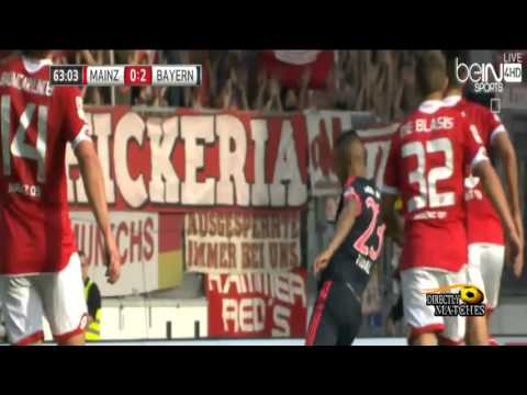 بالفيديو بايرن ميونيخ يفوز على ماينز بثلاثية