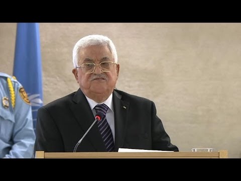 شاهد عباس يطلب حماية دولية عاجلة للشعب الفلسطيني