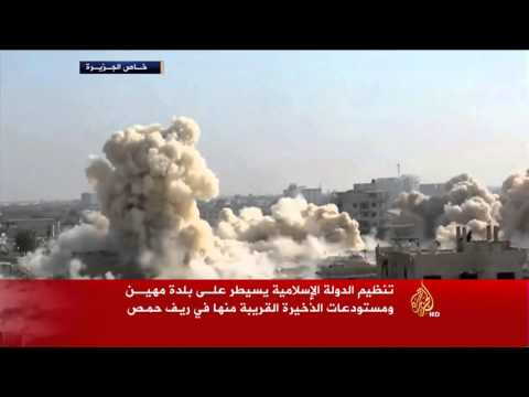 شاهد سيطرة تنظيم داعش على تلال شرقي حمص