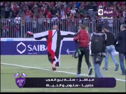 شاهد لقطات من إستاد برج العرب لمباراة مصر وتشاد