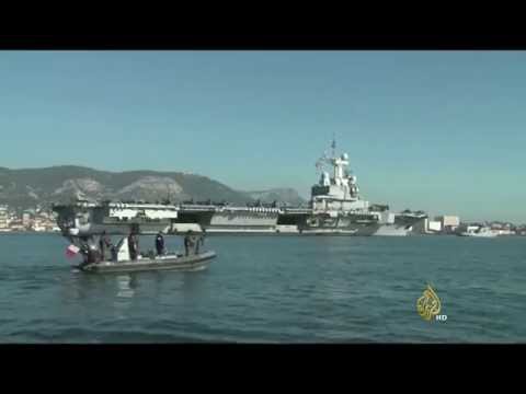 فيديو شارل ديغول تبدأ عملياتها ضد داعش