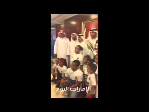 شاهد استقبال نجم الأهلي الإماراتي أحمد خليل