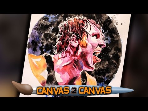 wwe يرسم وجه  دين امبروز كبطل جديد للقارات