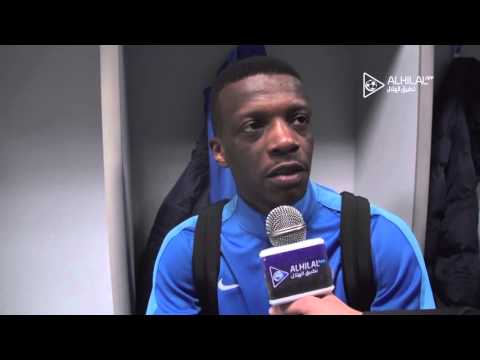 شاهد فيصل درويش لاعب الهلال يتحدث عن التأهل