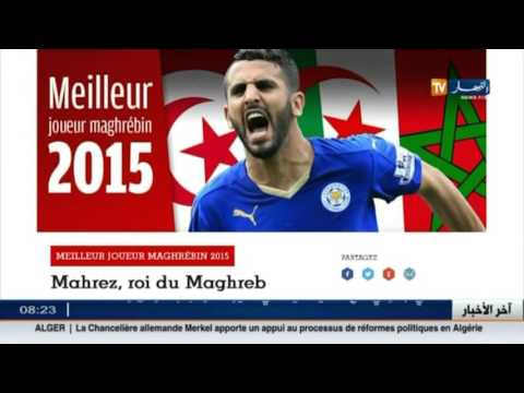 رياض محرز أفضل لاعب مغربي لعام 2015