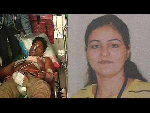 فيديو شرطي هندي يقتل عشيقته