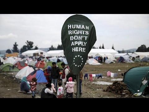 معاناة آلاف اللاجئين على الحدود المقدونية تتفاقم 