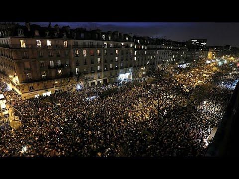 تظاهرة حاشدة في باريس بعنوان المسيرة الجمهورية