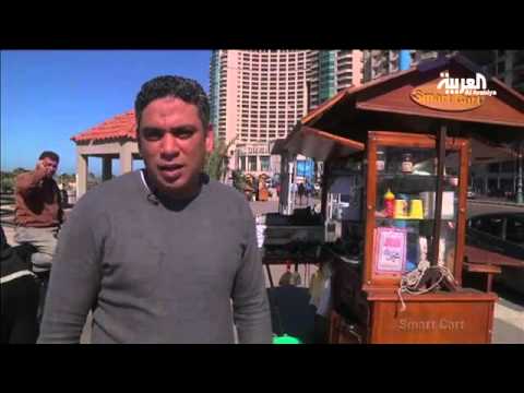 شاهد عربات تعمل بالطاقة الشمسية في الأسكندرية