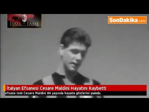 شاهد وفاة أسطورة الكرة الإيطالية تشيزاري مالديني